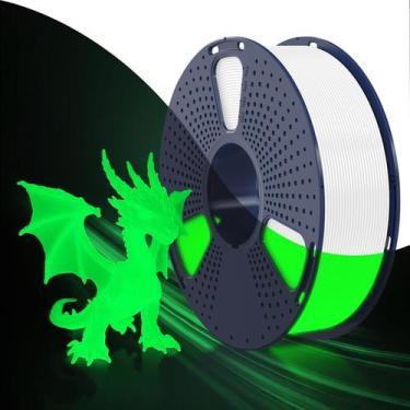 Imagem de Filamento de impressora 3D SUNLU PETG Glow in The Dark 1,75 mm 1 kg