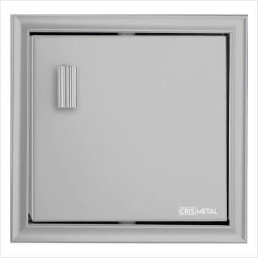 Imagem de Saboneteira de Alumínio Embutir - 755 - Cris Metal