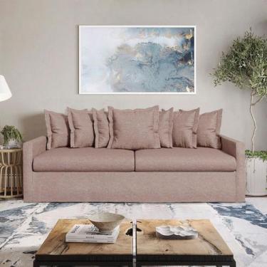 Imagem de Sofá com Capa 100% Removível e Lavável Enseada 240cm - Estofart