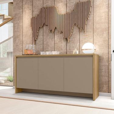 Imagem de Buffet para Sala de Jantar 3 Portas Madrid Hannover/Cinza