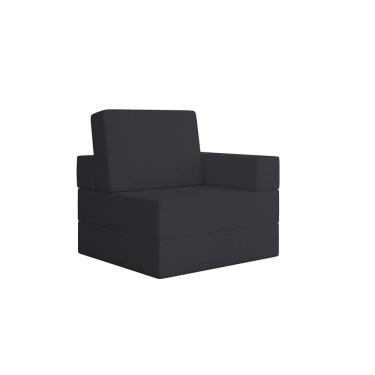 Imagem de Sofá Cama Modular Flip 1 Lugar Magic Preto