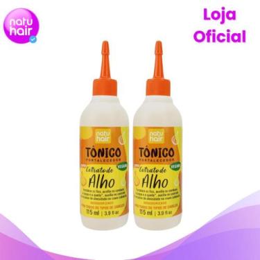 Imagem de Tônico Capilar Extrato de Alho Natuhair 115ml (2 UN) - Natuhair Cosmét