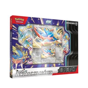Imagem de Pokémon TCG, Box Lendas Implacáveis Zacian, 37 Cartas