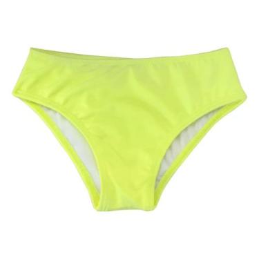 Imagem de Biquíni Infantil Calcinha Avulsa Proteção UV Cores Costão, Amarelo, 6-
