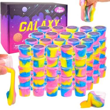 Imagem de Kit Slime vem com pacote Galaxy 102 a granel para crianças com frasco 