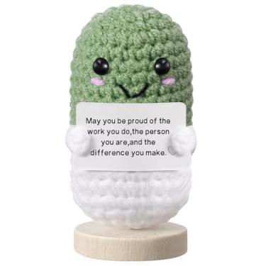 Imagem de Arrowbash Presentes de enfermeira farmacêutico farmácia crochê garrafa de pílula seringa bandagem boneca presente de agradecimento agradecimento cartão inspirador para mulheres CRNA CNA RN LPN