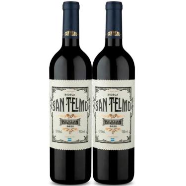 Imagem de Kit 2 Garrafas Vinho Tinto San Telmo Cabernet Sauvignon 750ml