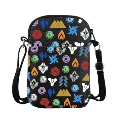 Imagem de ZJXHPO Bolsa transversal para jogos, bolsa mensageiro para videogame, bolsa de ombro para jogador de videogame, presente Ace of Spades, Destiny Cb, Tendência