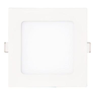 Imagem de Luminaria Led Embutir Quadrada Slim 6w 6,0K Kian