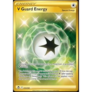 Imagem de V Guard Energy 215/195- Silver Tempest - Full Art - Pokemon Gold Secret Rare Card