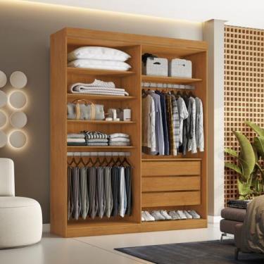 Imagem de Closet Casal sem Portas 3 Gavetas Caribe - Conquista Móveis