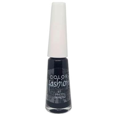 Imagem de Esmalte Color Fashion Cremoso Cor Preto 8ml
