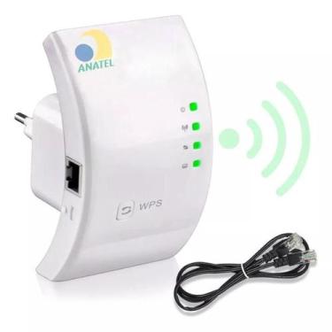 Imagem de Repetidor De Sinal Wi-Fi 600Mbps Amplificador Wireless - Repetidor Wif