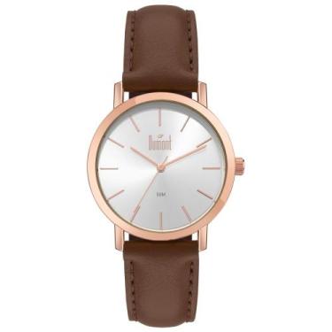 Imagem de Relógio Dumont Masculino Traveller Rosé - DU2035MOU/5K
