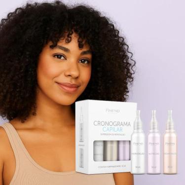 Imagem de Kit Ampolas Cronograma Capilar Amend Essencial Hidratação Nutrição Rec