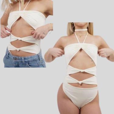 Imagem de Body poliamida 3 tiras - FGUERREIRO, Off