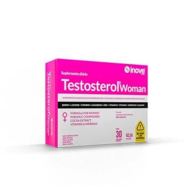 Imagem de Suplemento Polivitaminico Testosterol Woman - 30 CPDs - INOVE, Sem Sab