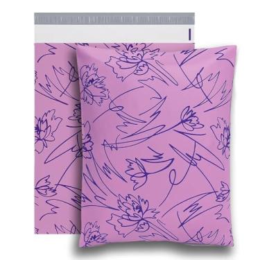 Imagem de POLYSELLS 50 envelopes de poliéster de 30 x 40 cm à prova d'água e resistentes a rasgos, bolsas fofas para pequenos negócios para roupas, presentes - Inspiração clássica