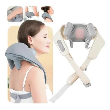 Imagem de Massageador Shiatsu Elétrico com Calor – Alívio de Dores no Pescoço, Ombros, Costas e Pernas