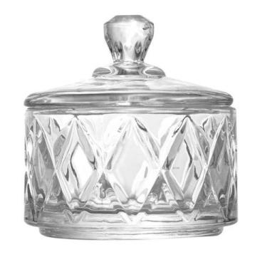 Imagem de Potiche 6,5x6,5x7cm cristal ecologico em "x" r.01931 - LYOR