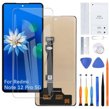Imagem de Tela de exibição para Redmi Note 12 Pro 5G TFT 22101316C 22101316I 23013RK75C 22101316G Montagem de substituição de tela LCD com kit