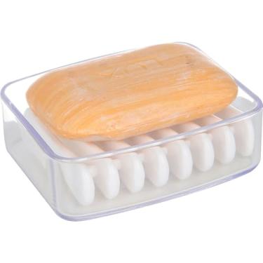 Imagem de Saboneteira Splash, 9,2x8x3cm, Trasparente, Coza
