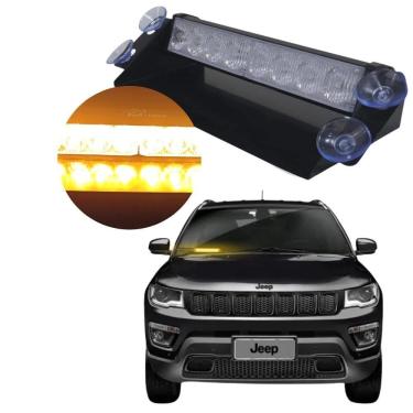 Imagem de Barra Sinalizadora Giroflex Led Suporte Fixacao 10 A 80V 18W