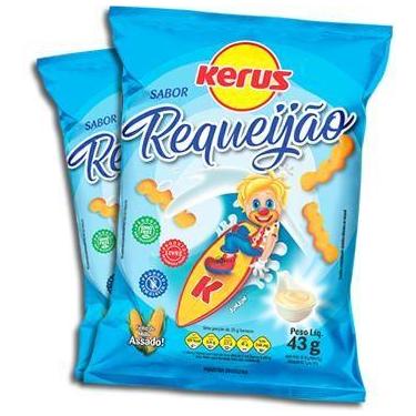 Imagem de Salgadinho kerus 43g requeijao c/10