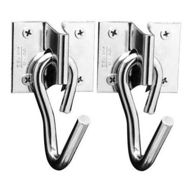 Imagem de Par Suporte Armador Gancho Para Rede Aliança Sobrepor 1371 - ALIANCA