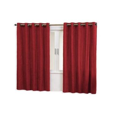 Imagem de Cortina Sala Quarto Cozinha para varão simples 2,80 x 1,70m - OutCasa 