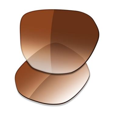 Imagem de SAUCER Lentes de reposição premium para óculos de sol Oakley Latch Beta OO9436, Matiz marrom gradiente, One Size