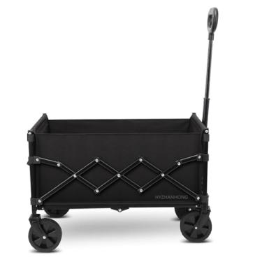 Imagem de Veículo multifuncional portátil de alumínio anticorrosão anticorrosão, pesando 17,6 libras carrinho de compras leve com rodas para compras e uso ao ar livre na praia