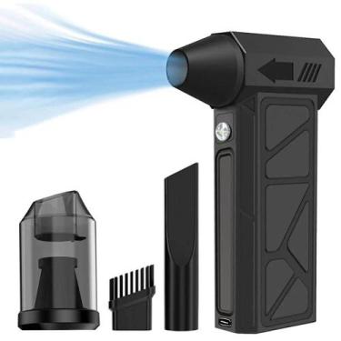 Imagem de Ventilador Turbo Elétrico Recarregável USB Com Motor Brushless De Alta