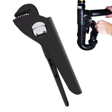 Imagem de Rrlihjgu Chaves Para Tubos | Ferramentas De Encanamento Ajustáveis Para Canalizações - Ferramenta Antiderrapante para Juntas Porcas Aquecedor Agrícola Lavatório Construção Casa de Banho Garagem