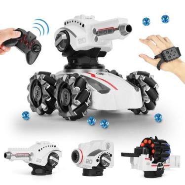 Imagem de Carro-tanque RC CXJ D14 4WD Battle Stunt com balas de água