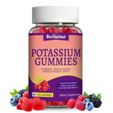 Imagem de Suplemento SmildeHeal Potassium Gummies 1000 mg para adultos 60 ct