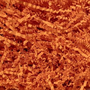 Imagem de Triturador de papel enrugado de 500 g de laranja para cestas de presen