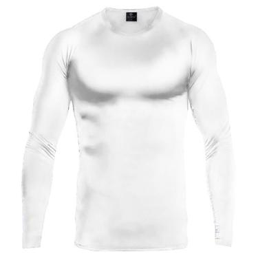 Imagem de Camisa Térmica Manga Longa Gola Baixa Segunda Pele MISTA Proteção UV -