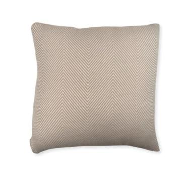 Imagem de Humble Hilo Almofada decorativa espinha de peixe (espinha de peixe, branco e creme)