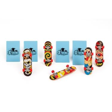 Imagem de Kit Radical X-Trick – Mini Skate Fingerboard com Rampas e Estampas Colecionáveis para Manobras Incríveis