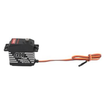 Imagem de RiToEasysports Servo Digital, Alumínio Liga de Alumínio Tampa de Alta Torção DC 4.8-7.4V Servo Rotativo de 180 Graus para robô de Barcos de Rastreamento de Caminhão de Carro RC, Rápido e Eficiente,