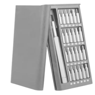 Imagem de Conjunto Chave de Fenda Magnética 24 em 1 – Kit Profissional de Precisão para Eletrônicos, Celulares, Notebooks e Óculos – Estojo Portátil Compacto, Durável e Multifuncional