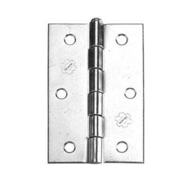 Imagem de Kit 12 Dobradiças Silvana Ferro Polido Para Porta e Janela 1.1/2"