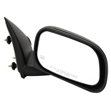 Imagem de ZAPOSTS Espelho retrovisor lateral adequado para Dodge Durango 2004-2009, retrovisor lateral do passageiro dobrável manual ajustado por energia preta