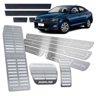 Imagem de Virtus Highline 2018/2020 Pedaleira Descanso Soleira Prata