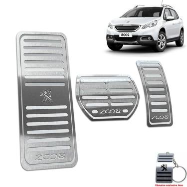 Imagem de Pedaleira E Descanso Peugeot 2008 2015/2019 Automático Prata