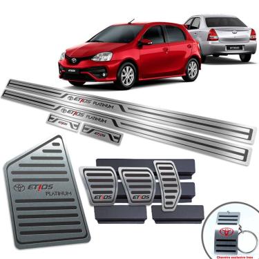 Imagem de Soleira Pedaleira Manual Descanso Pre Etios Platinum 2014 19