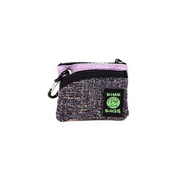 Imagem de Dime Bags Tirolesa | Carteira de cânhamo com fecho de zíper, Roxa, 5 inch