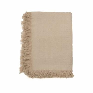 Imagem de Manta de Sofá Marrocos Dohler 150cm x 210cm - Bege