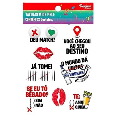 Imagem de Tatuagem De Carnaval Regina 2un De Cartelas